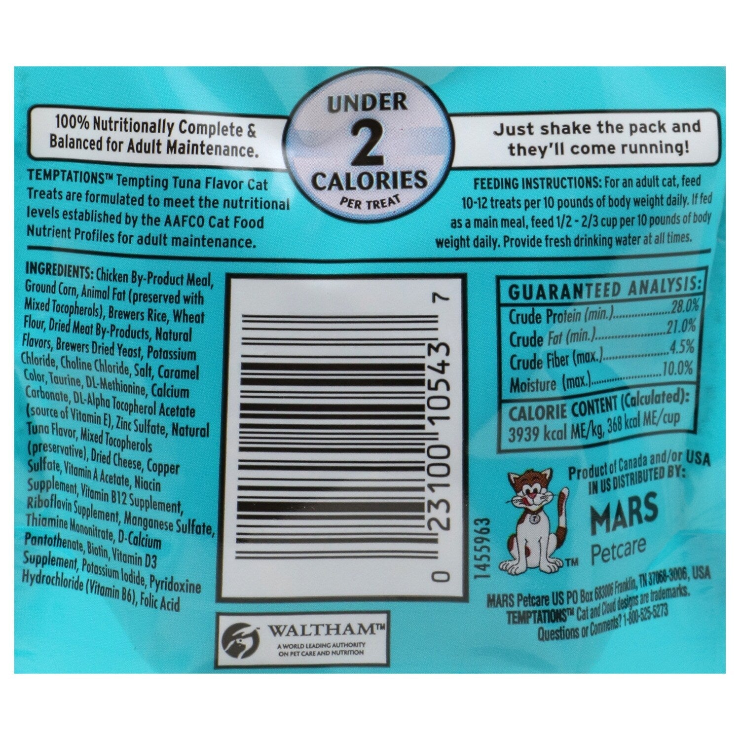 Temptations Tuna-Flavored Cat Treats, 1.7-oz. Bags (Pack of 12)