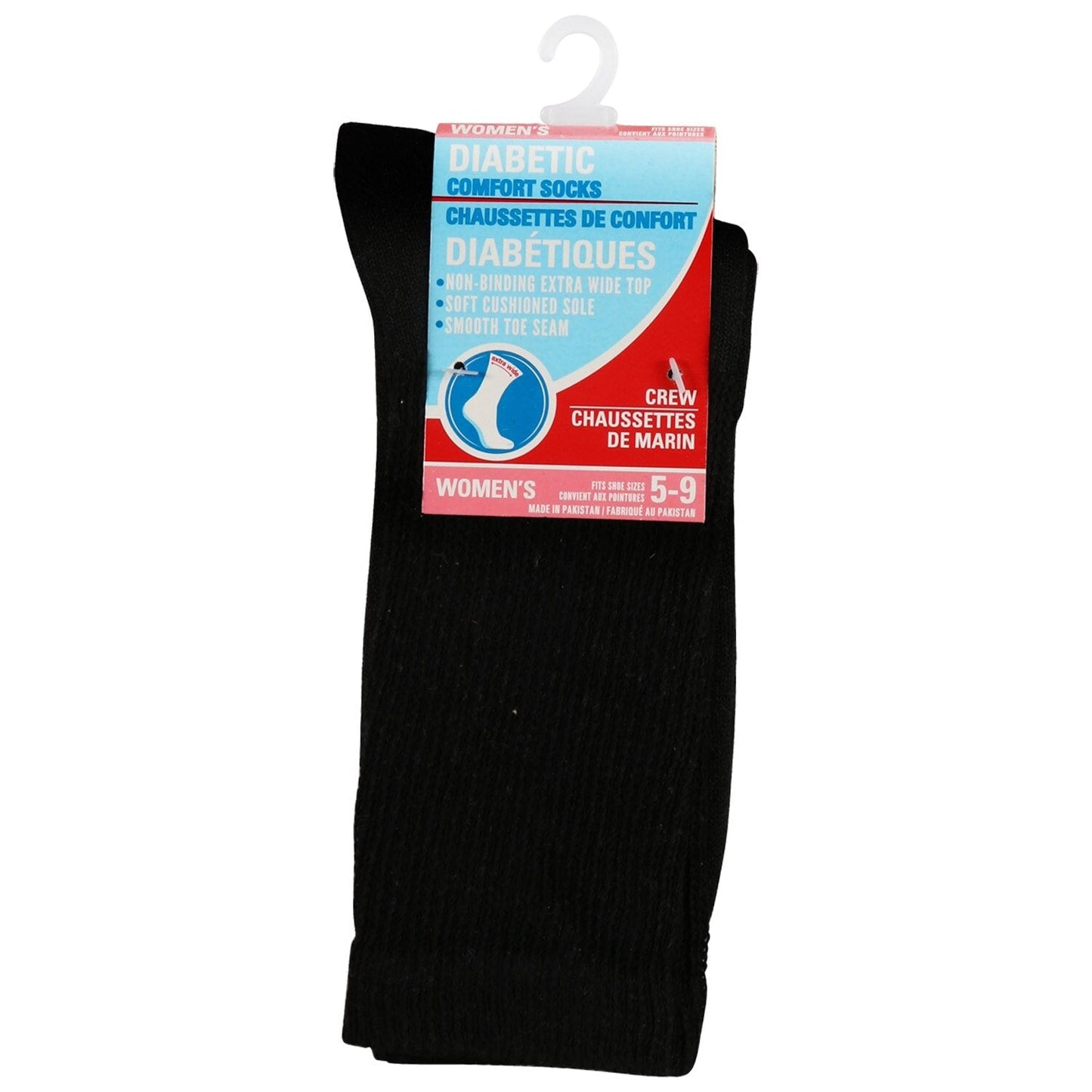 Men's and Women's Diabetic Crew Socks (Pack of 48)