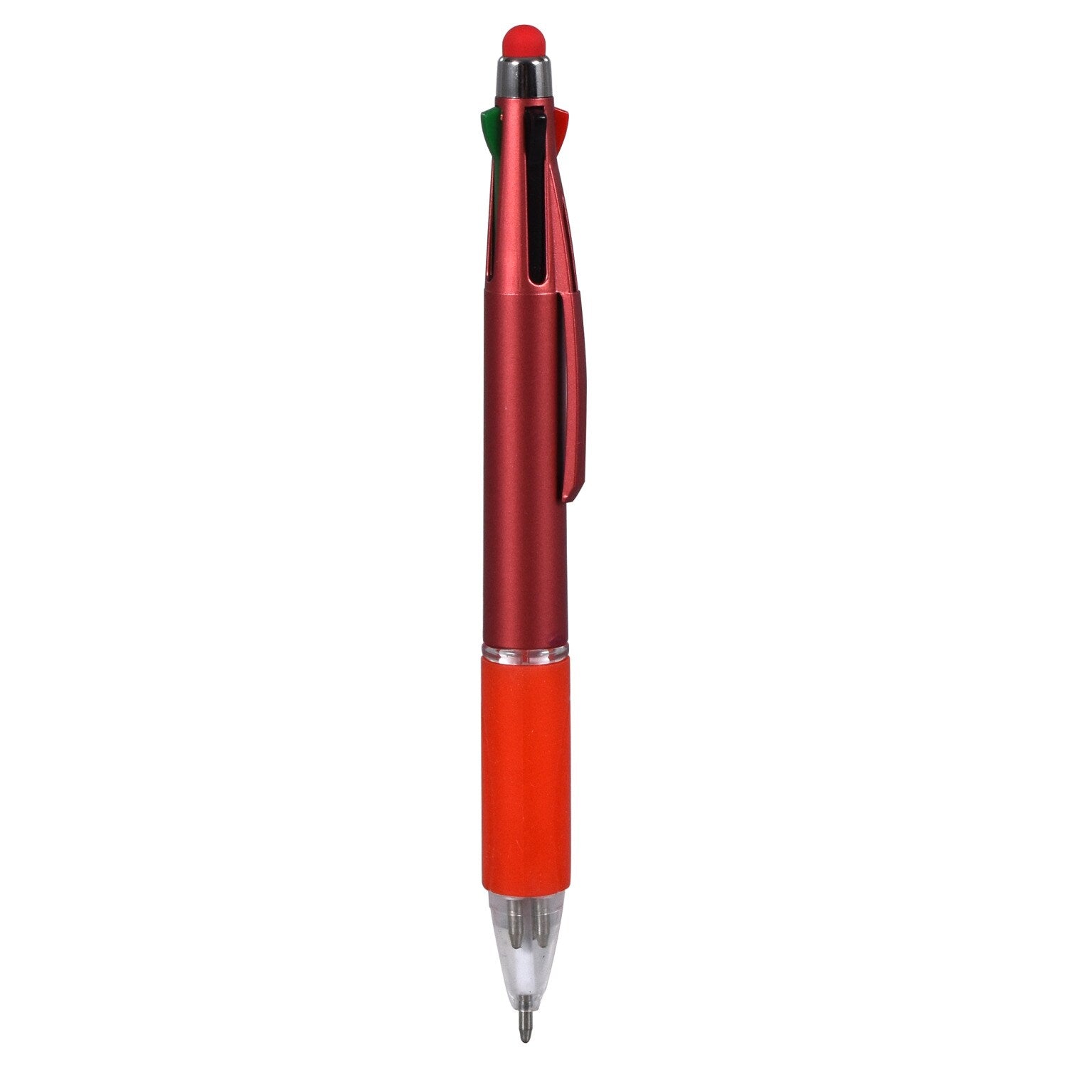 Geddes All-In-One 4 Color Pens with Styluses. 5.75 in. (Pack of 24)