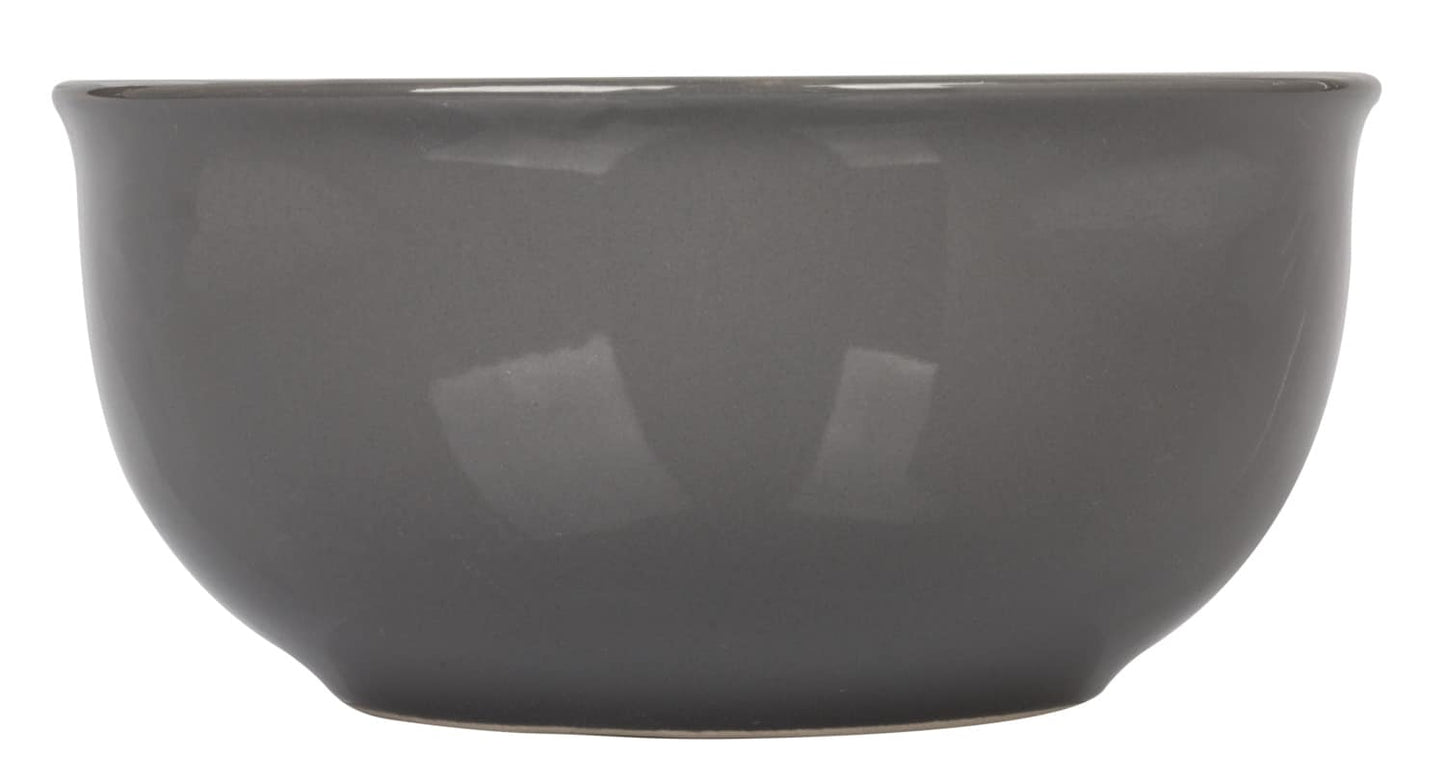 Royal Norfolk Gray Stoneware Bowls, 6 in. (Pack of 6)