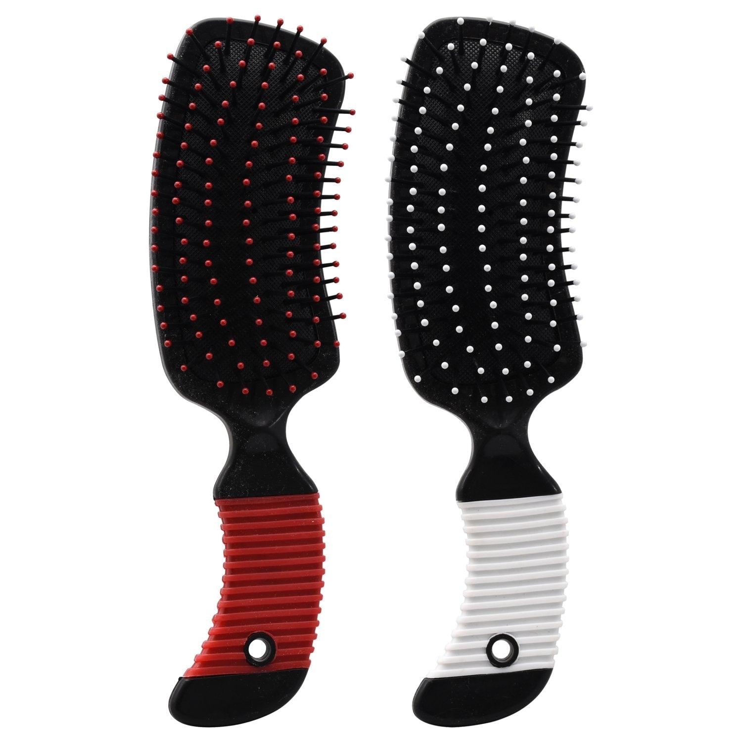 Basic Solutions Assorted Stylish Hair Brushes, 9x3.5 in. (Pack of 12)