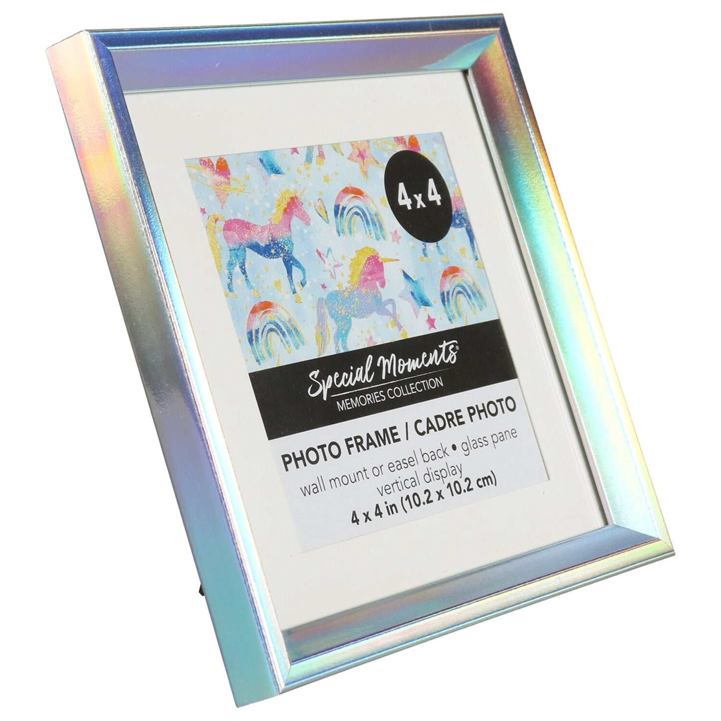 Special Memories Collection Square Iridescent Photo Frames, 4x4 in. (Pack of 12)