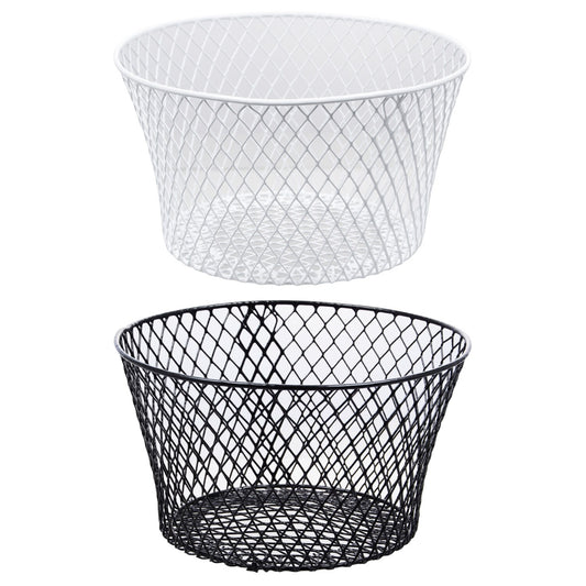 Essentials Round Vinyl-Coated Wire Baskets, 7.875x4.5 in. (Pack of 36)
