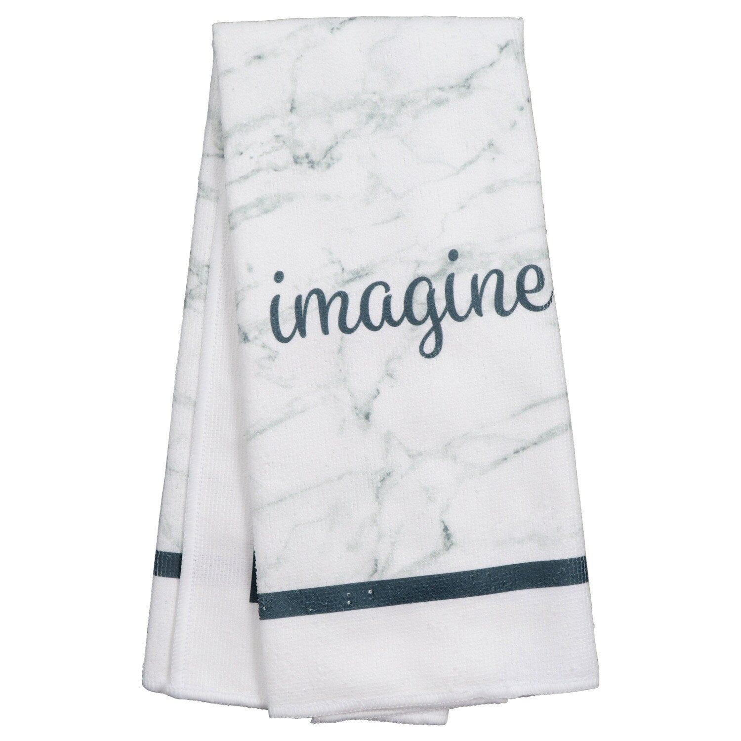 Marble Patterned Sentiment Kitchen Towels, 15x25-in. (Pack of 24)