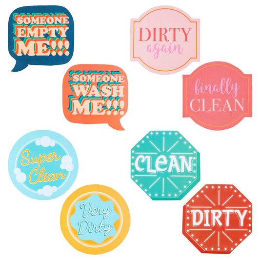 Double-Sided Dishwasher Magnet, 5x5 in. (Pack of 36)