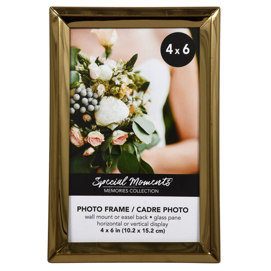 Gold Metal Picture Frames, 4x6 in. (Pack of 36)