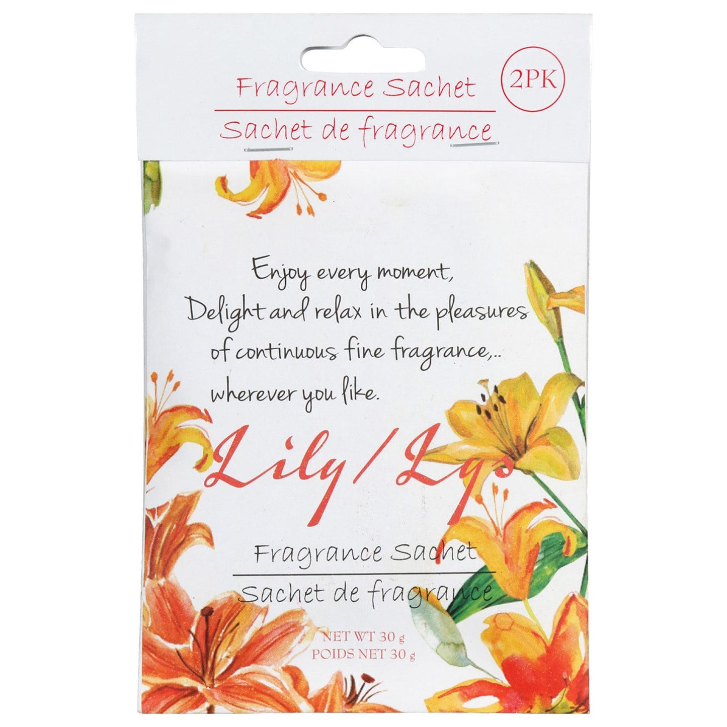 Lily-Scented Fragrance Sachets, 2-ct. Packs (Pack of 14)