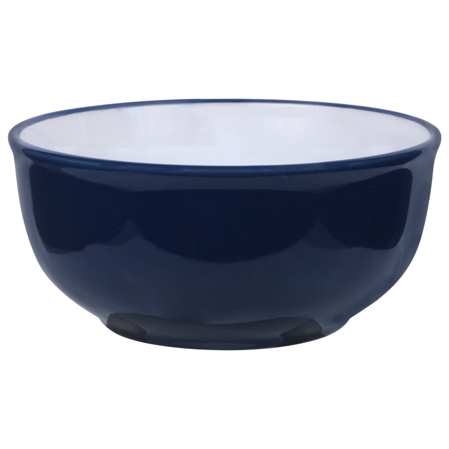 Royal Norfolk Blue and White Stoneware Bowls, 2.875x6 in. (Pack of 12)