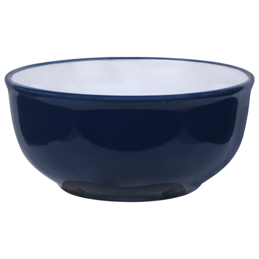 Royal Norfolk Blue and White Stoneware Bowls, 2.875x6 in. (Pack of 12)