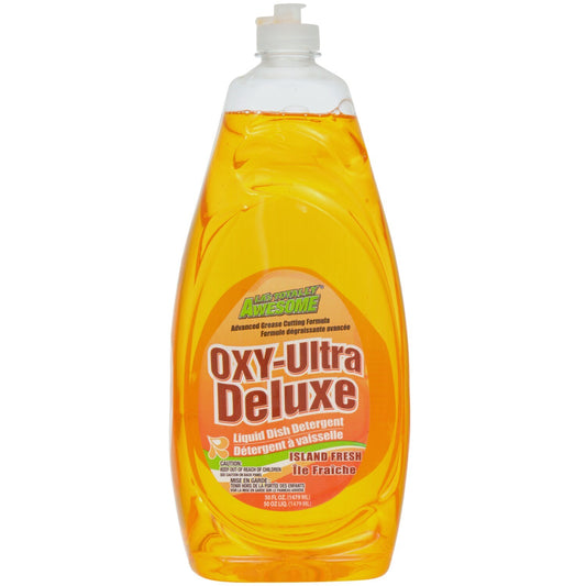 LA's Totally Awesome Island Fresh Dish Detergent, 50 oz. (Pack of 9)