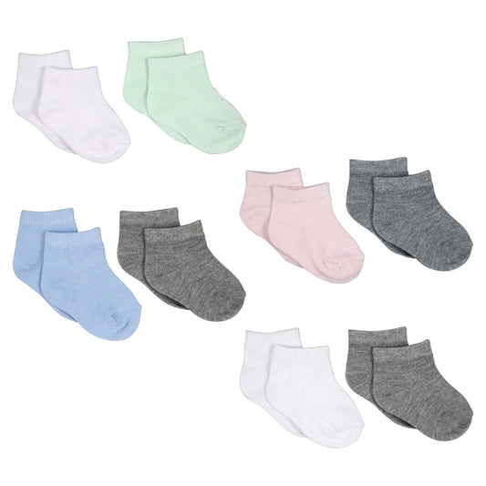 Angel of Mine Children's Colored Socks, 2-ct. Packs (Pack of 24)