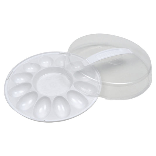 Sure Fresh Deviled Egg Carriers with Lids, 10.375x3.5 in. (Pack of 4)