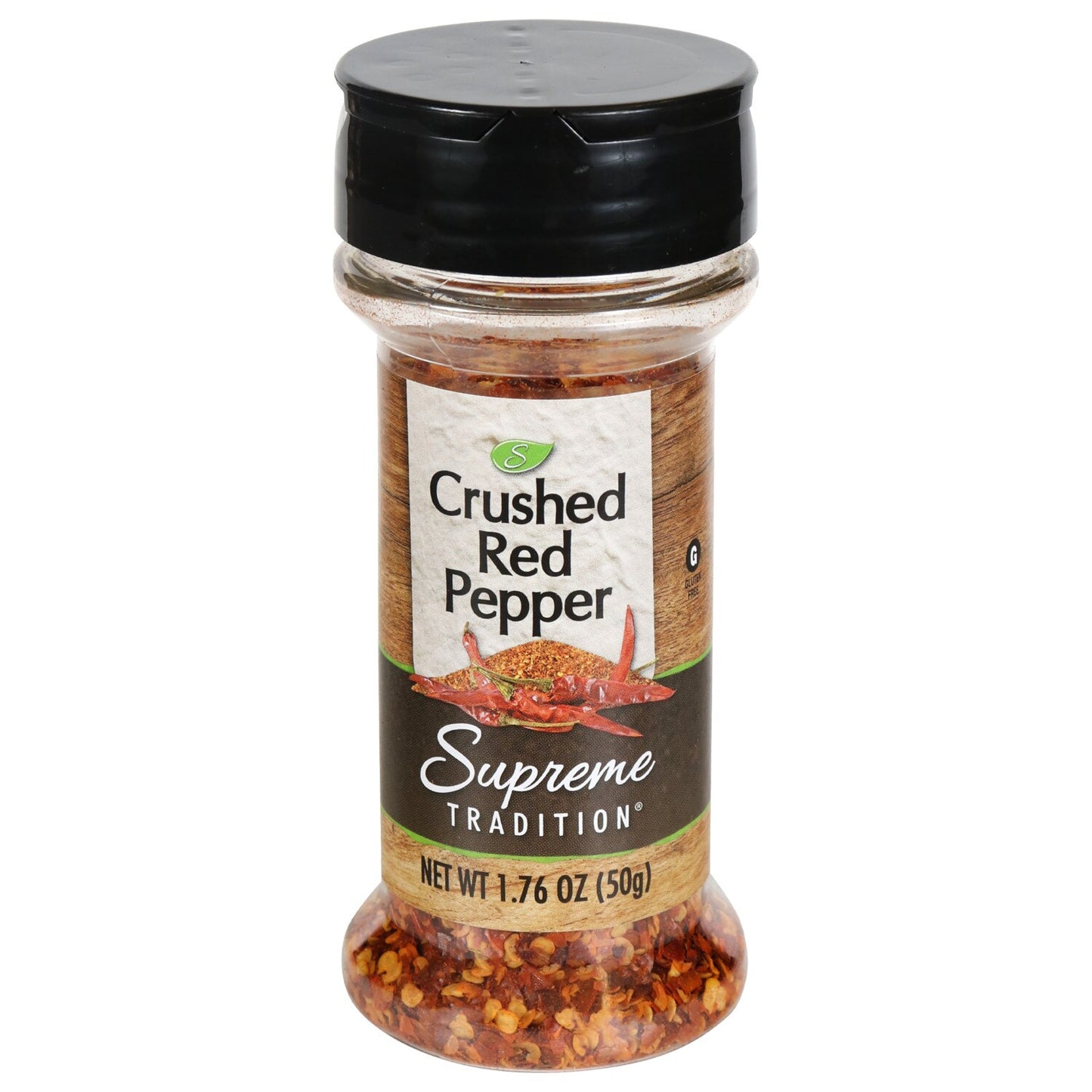 Supreme Tradition Crushed Red Pepper, 1.76 oz. (Pack of 12)