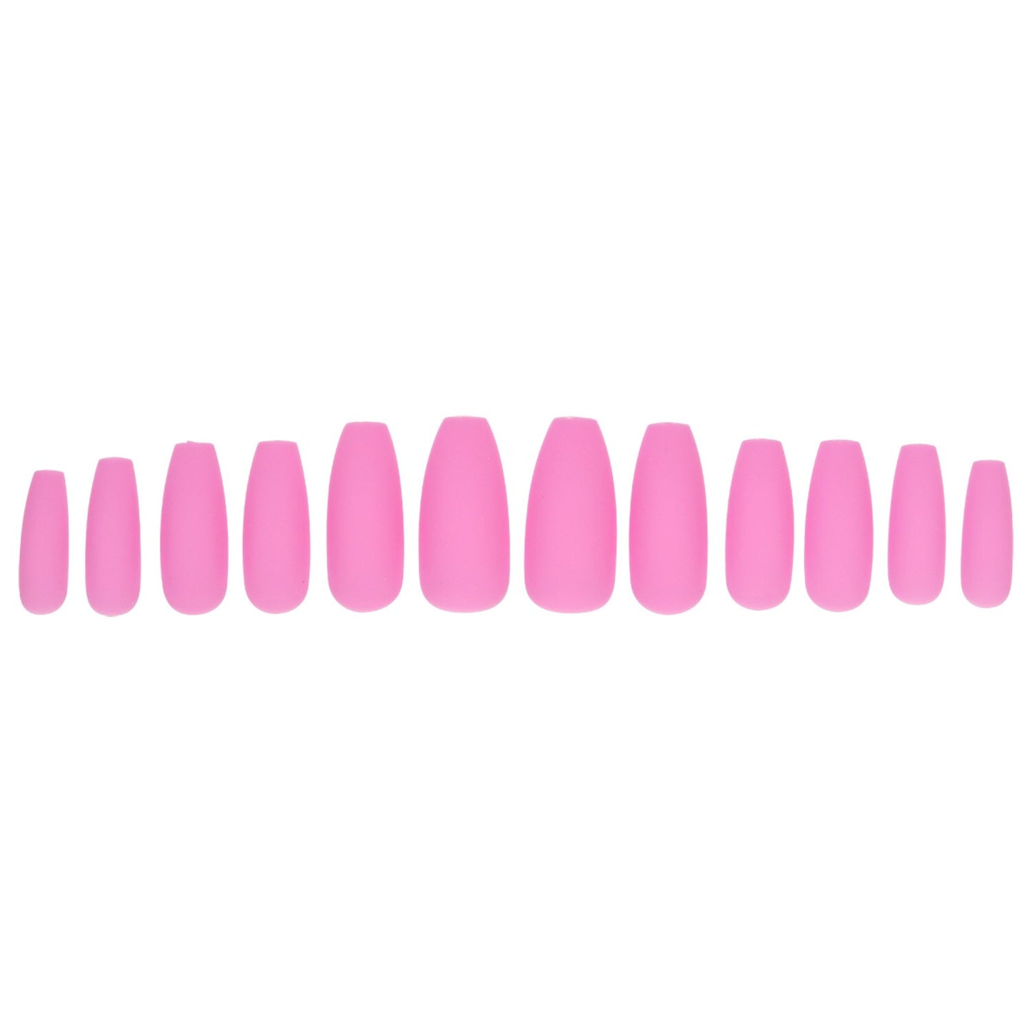 Sassy & Chic Matte Fashion Nails, Coffin Shape, 12-pc. Packs (Pack of 36)