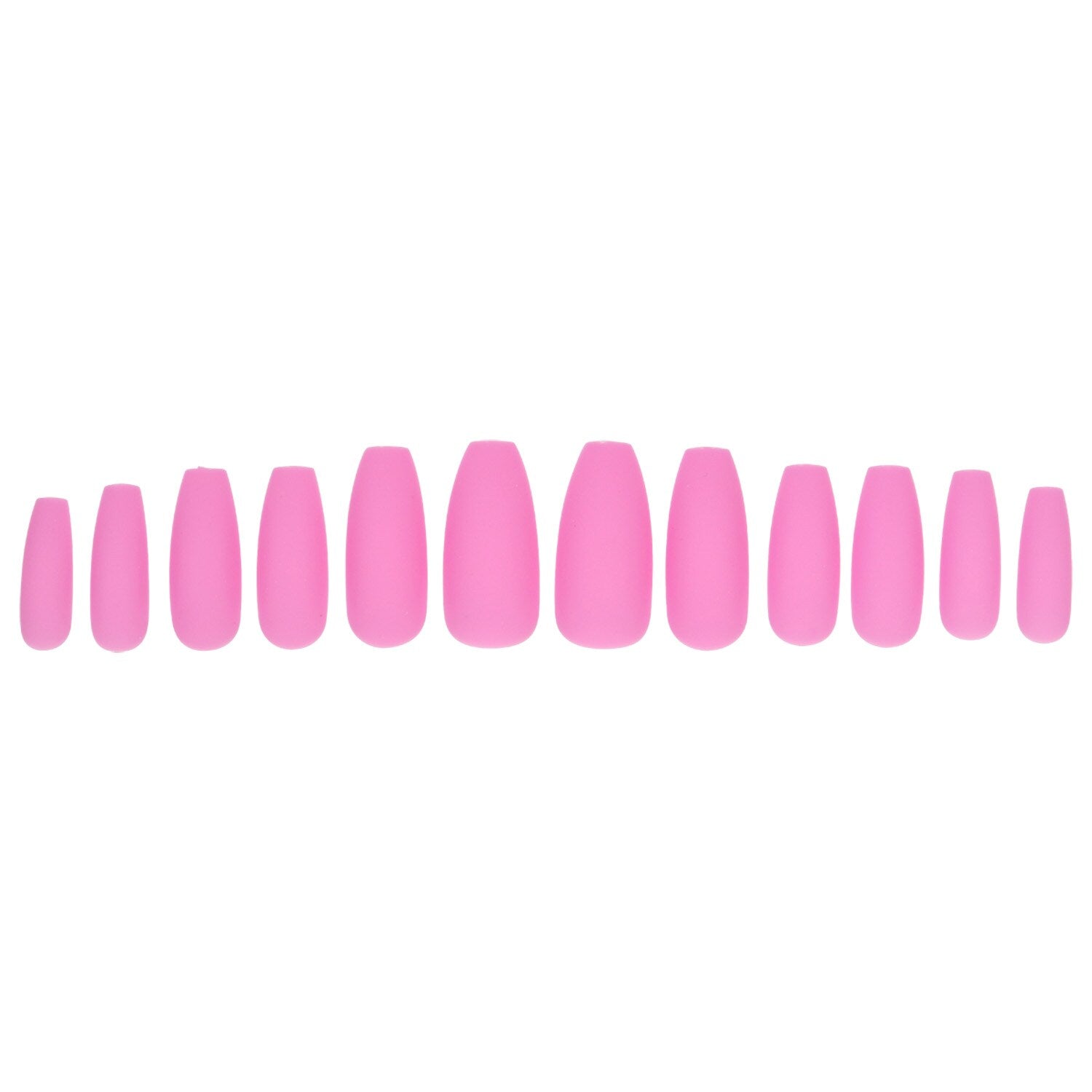 Sassy & Chic Matte Fashion Nails, Coffin Shape, 12-pc. Packs (Pack of 36)