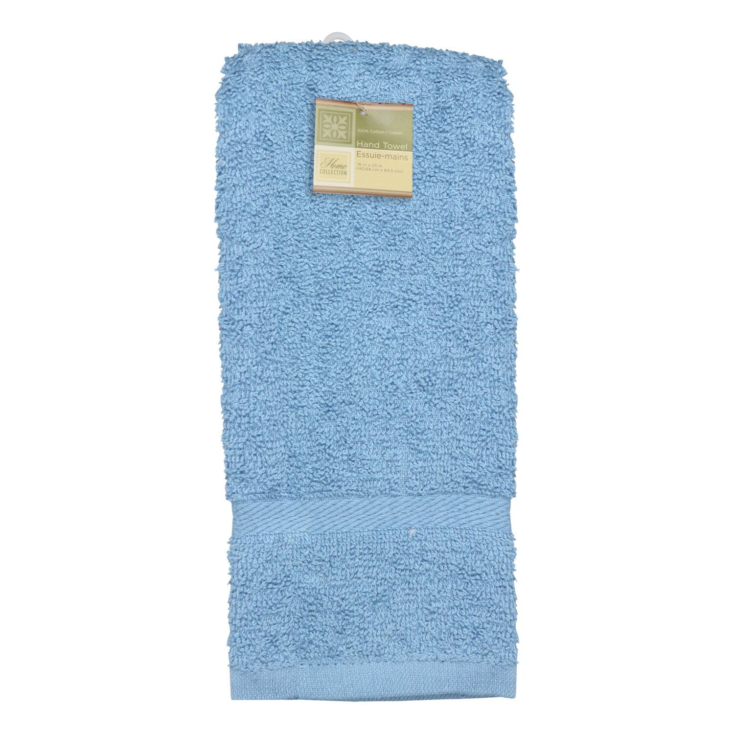 Home Collection Light-Blue Hand Towels, 16x25 in. (Pack of 24)