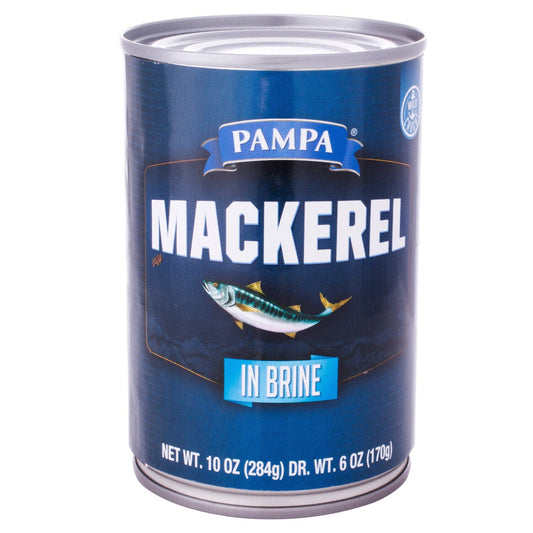 Pampa Mackerel In Brine, 10 oz. Cans (Pack of 24)