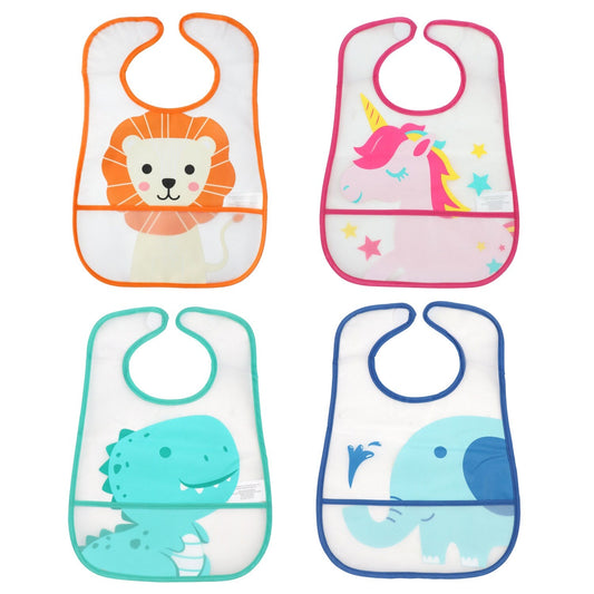 Baby Bibs with a Pouch, 13x9-in. (Pack of 36)
