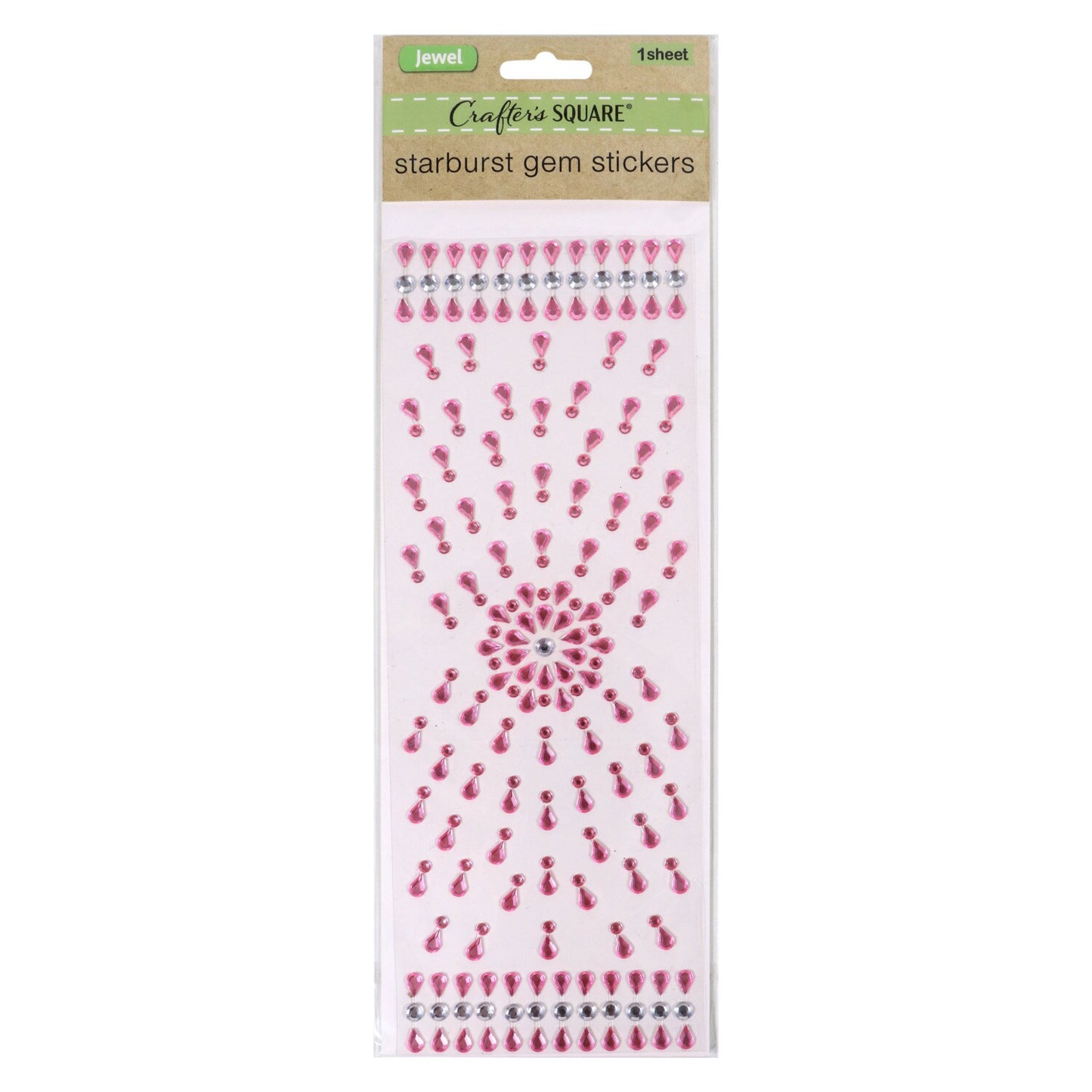 Crafter's Square Starburst Gem Stickers (Pack of 36)