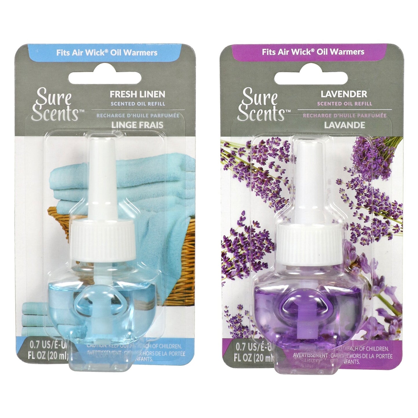 Sure Scents Scented Oil Air Freshener Refills (Pack of 24)