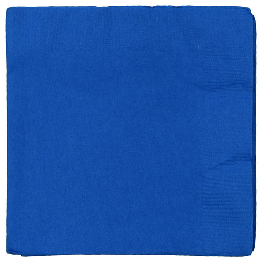 Square Blue Paper Napkins, 30-ct. (Pack of 12)