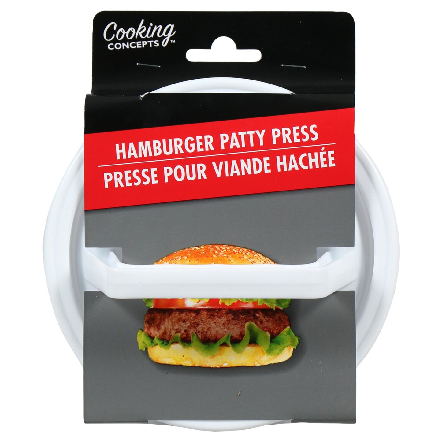 Cooking Concepts Hamburger Patty Presses. 5.25x2 in. (Pack of 24)