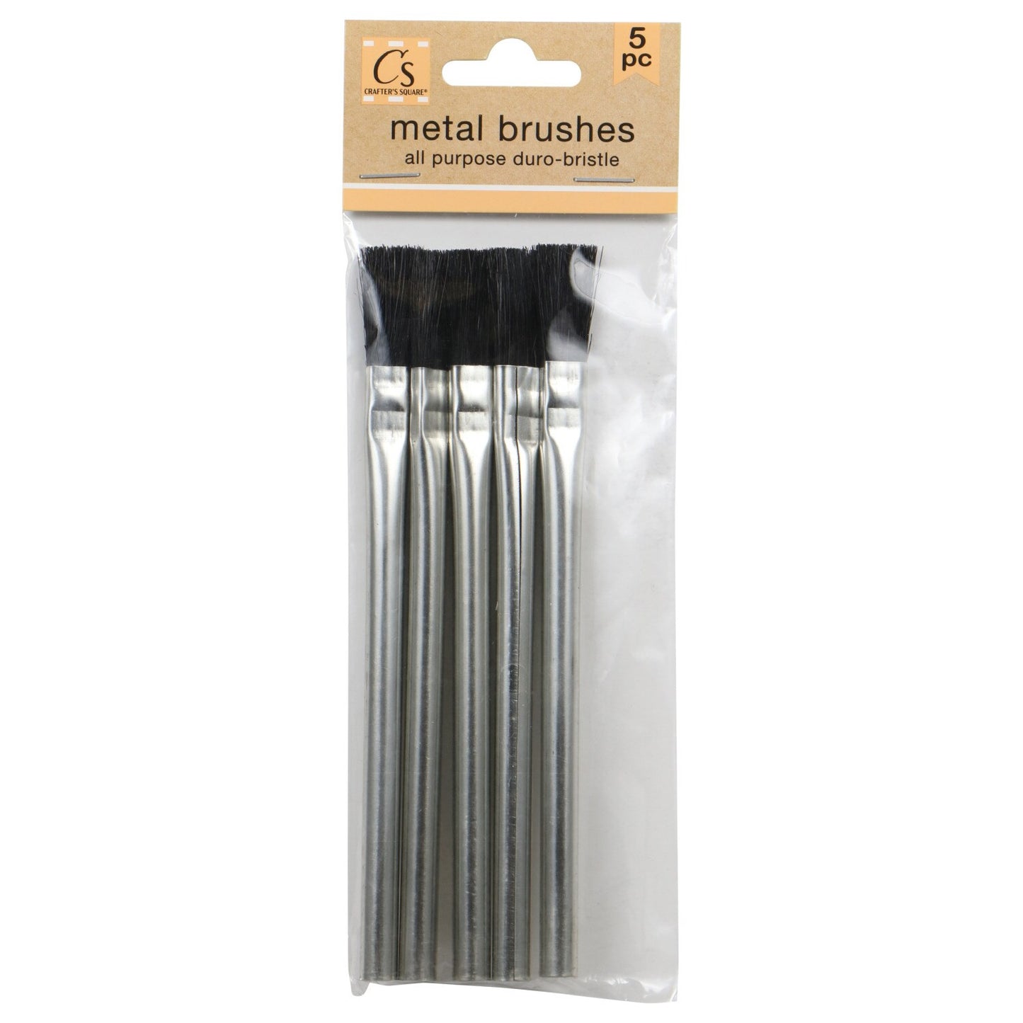 Crafter's Square 6-in Metal Brush Sets, 5-ct. Packs (Pack of 4)