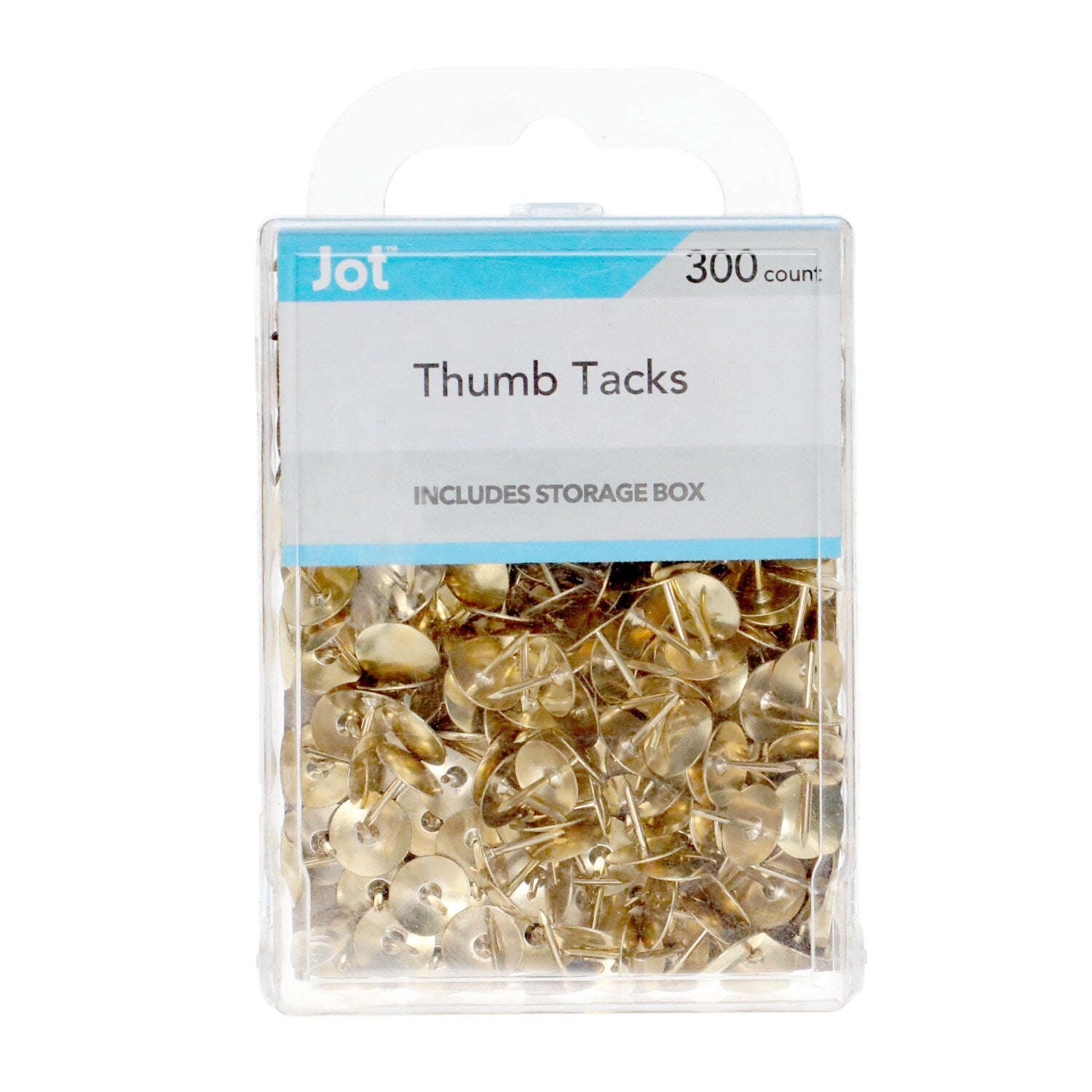 Jot Standard Metal Thumb Tacks, 300-ct. (Pack of 36)