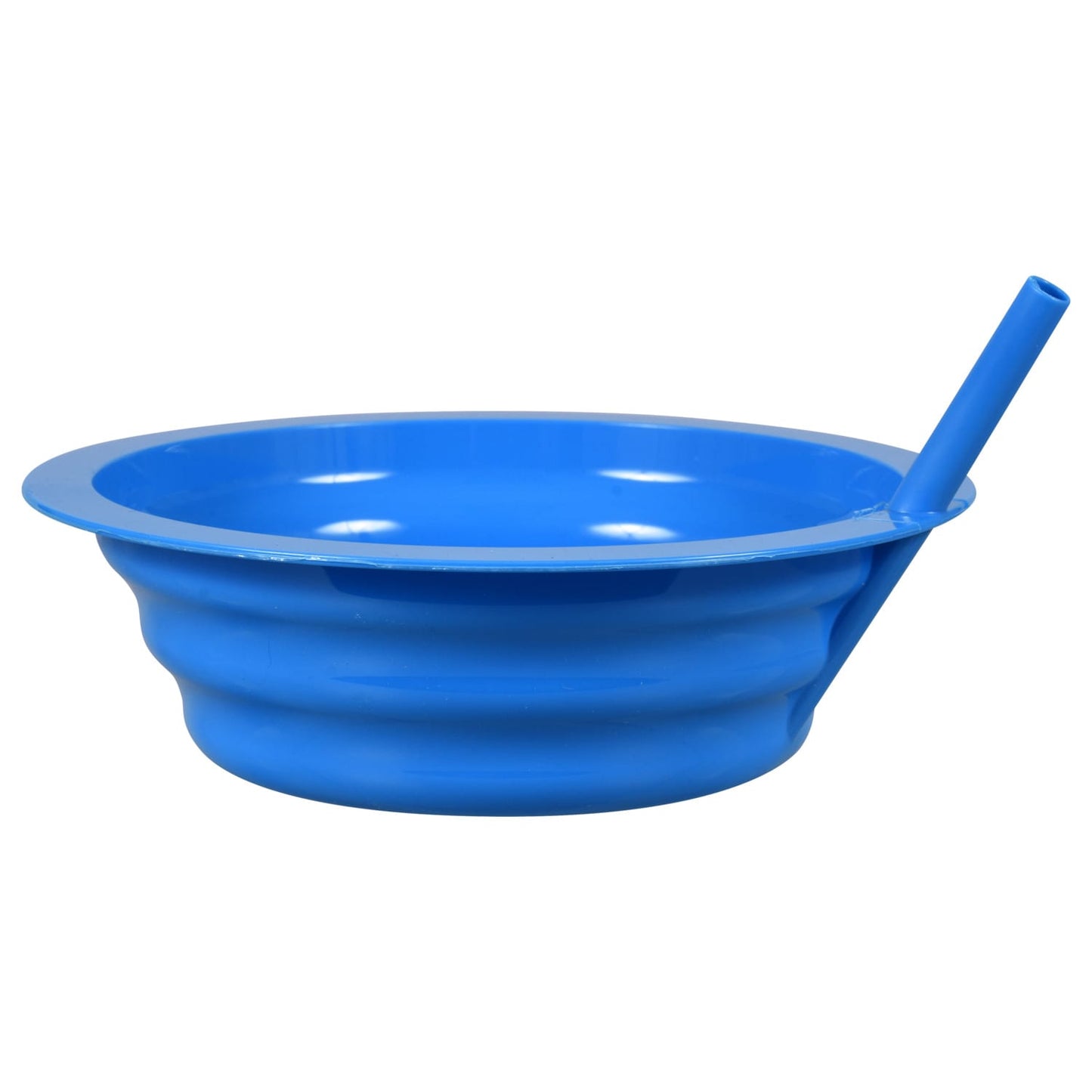 Colorful Plastic Bowls with Built-In Straws, 7.5 in. (Pack of 24)
