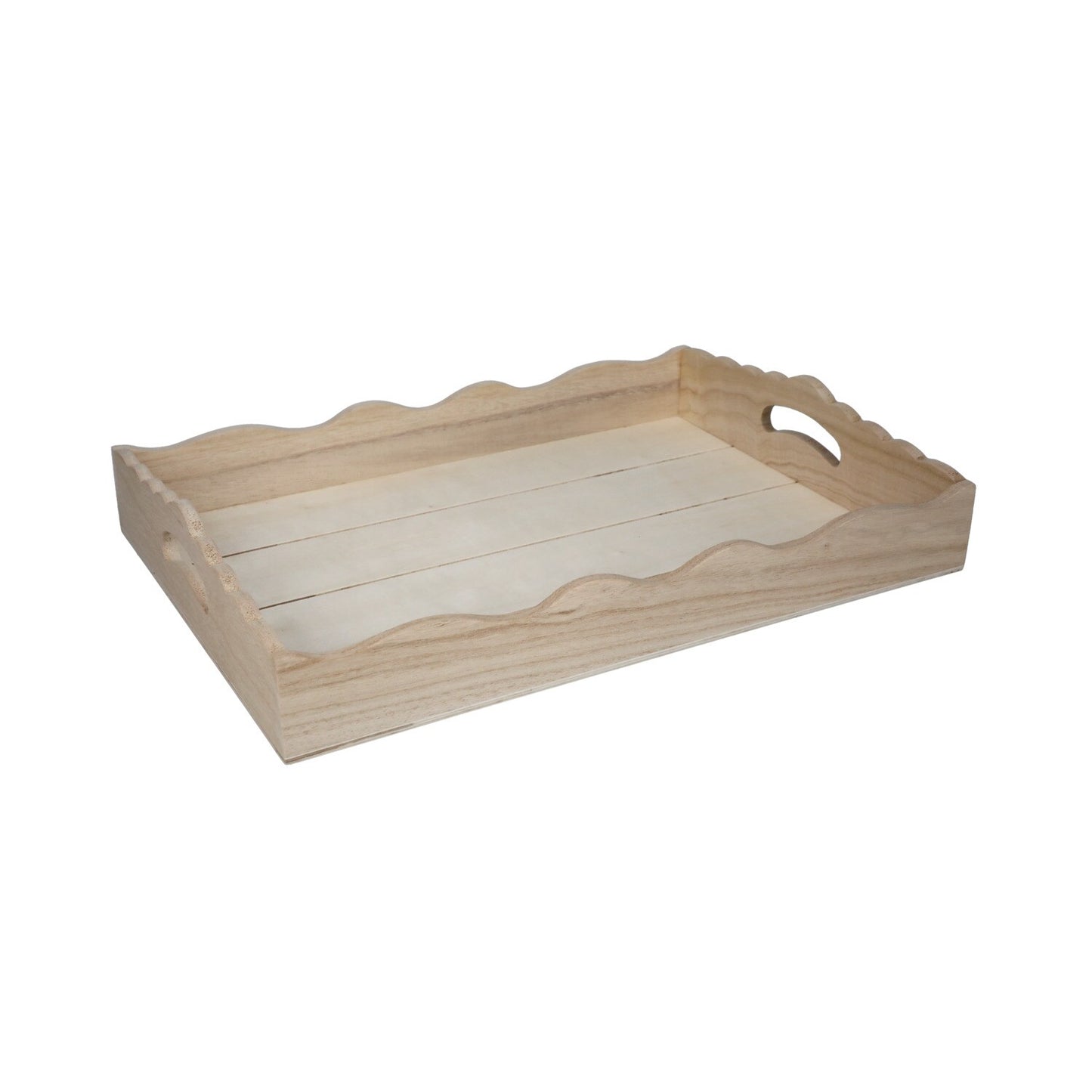 Rustic Wooden Slatted Trays, 9.85x13.75-in. (Pack of 8)