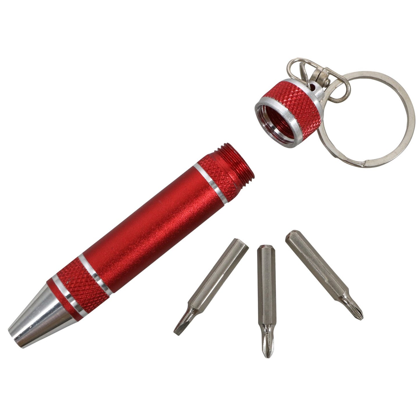 Key Rings with Mini Screwdrivers, 3.25x1.625 in. (Pack of 32)