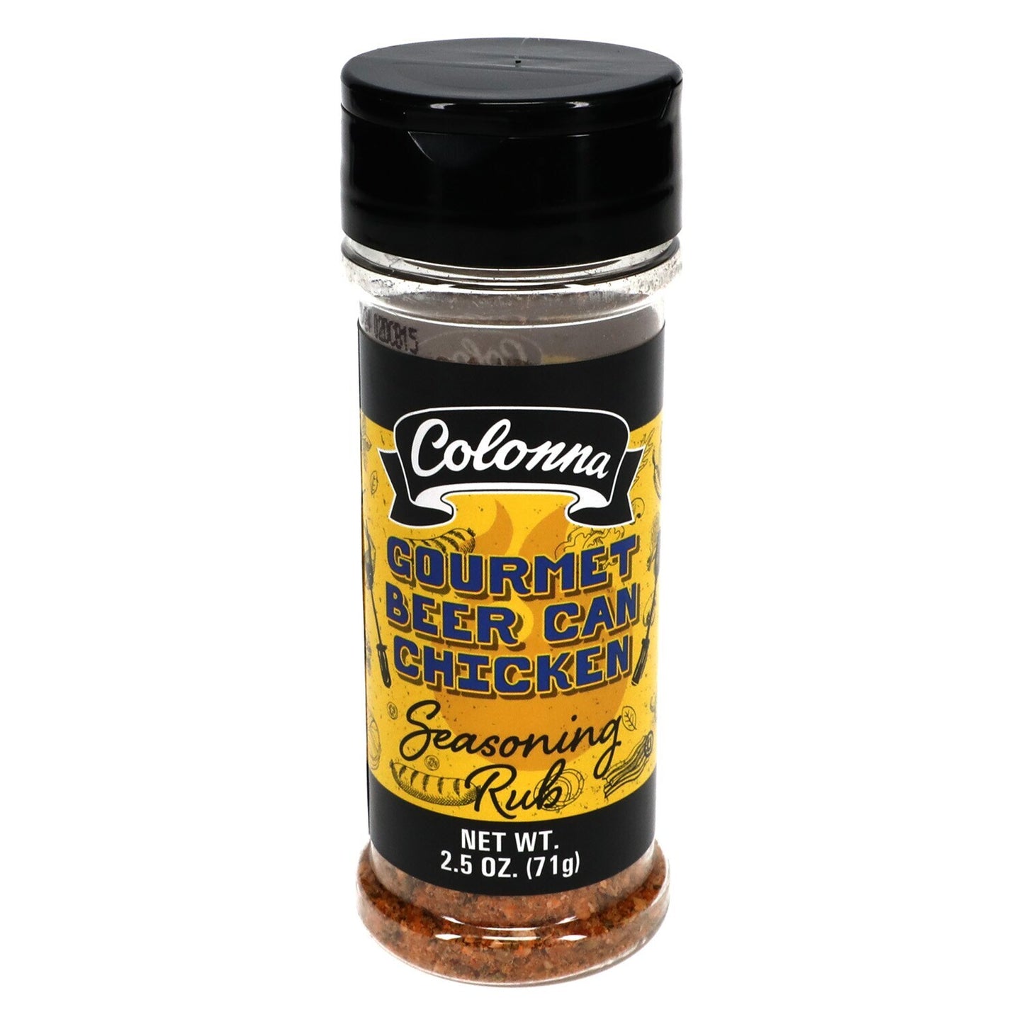 Colonna Beer Can Chicken BBQ Rub, 2.5-oz. (Pack of 12)