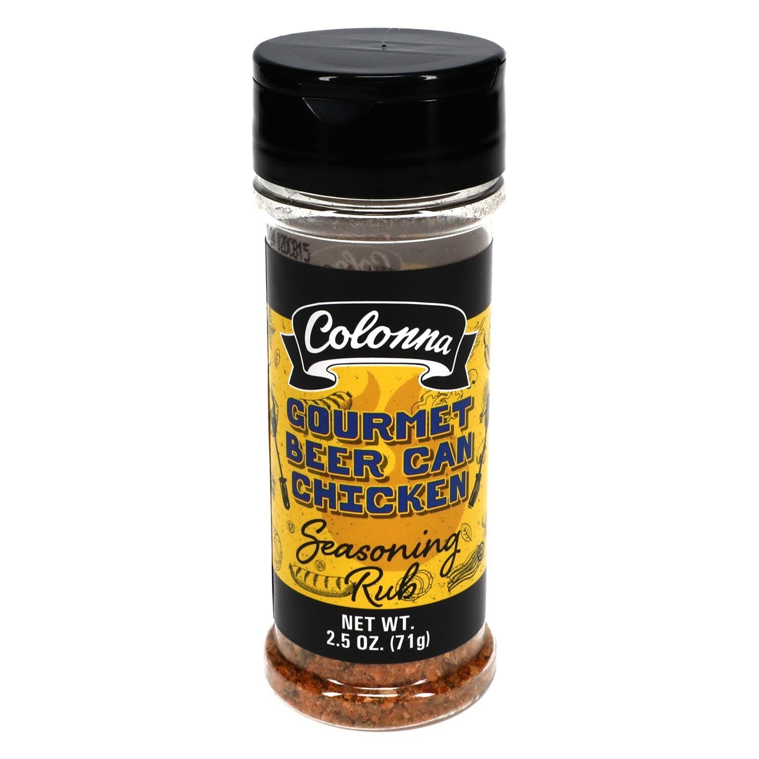 Colonna Beer Can Chicken BBQ Rub, 2.5-oz. (Pack of 12)