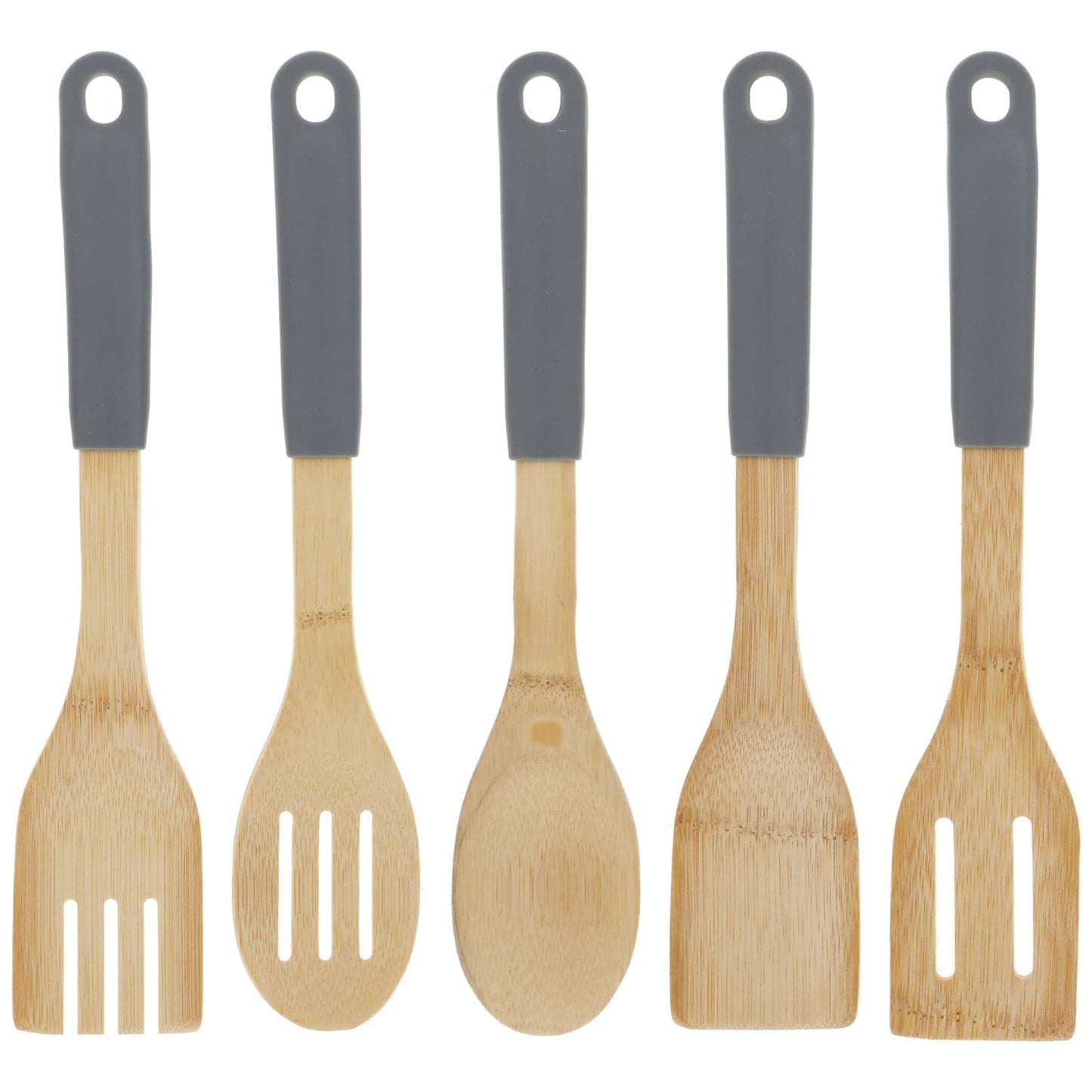 Cooking Concepts Bamboo tools with Soft Grips, 5 ct. (Pack of 24)
