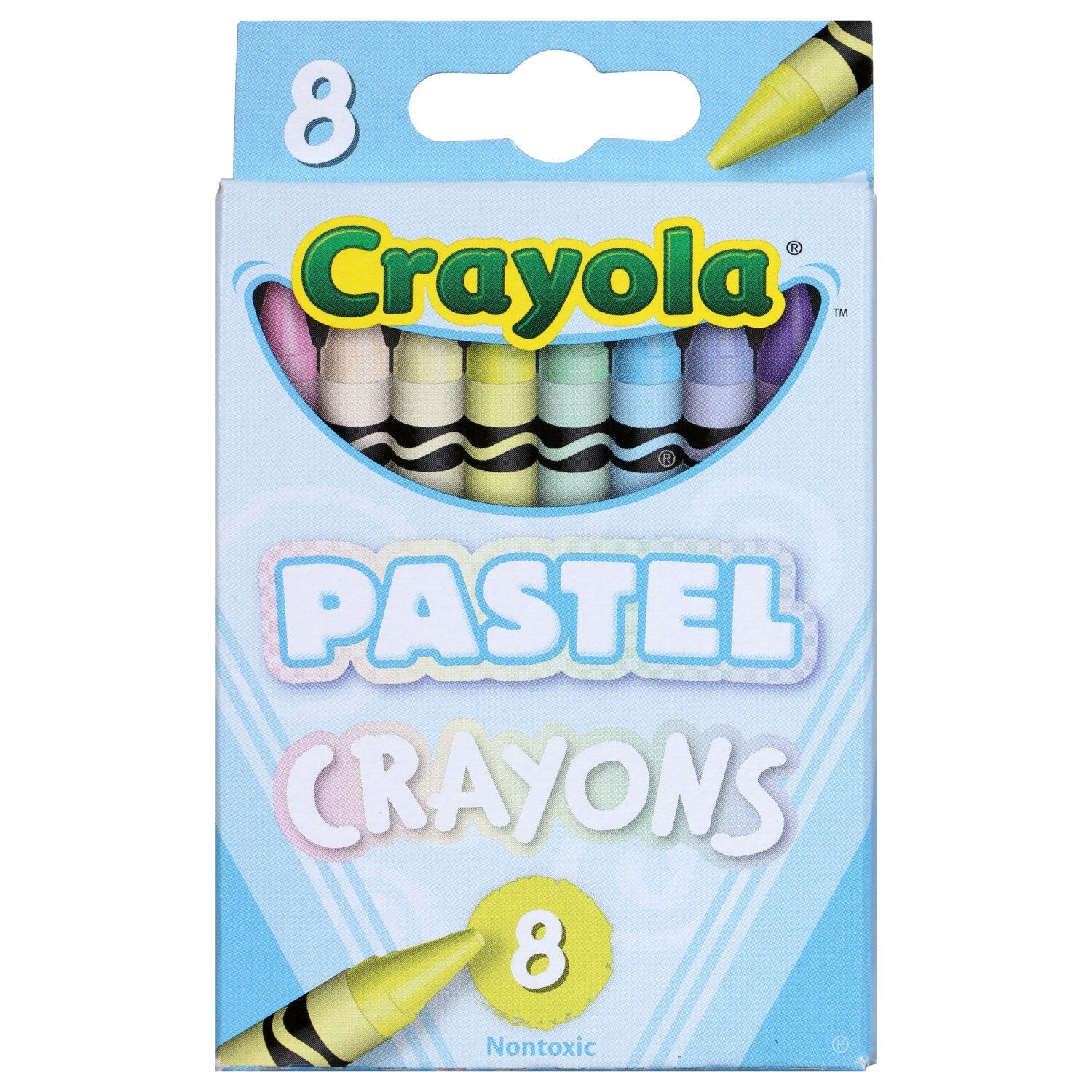 Crayola Pastel Colored Crayons, 8-ct. Packs (Pack of 24)