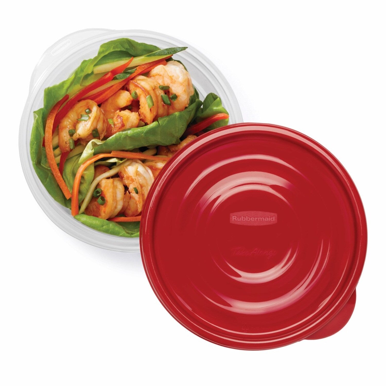 Rubbermaid Take Alongs Round Plastic Storage Bowls with Lids, 2-ctPacks (Pack 12