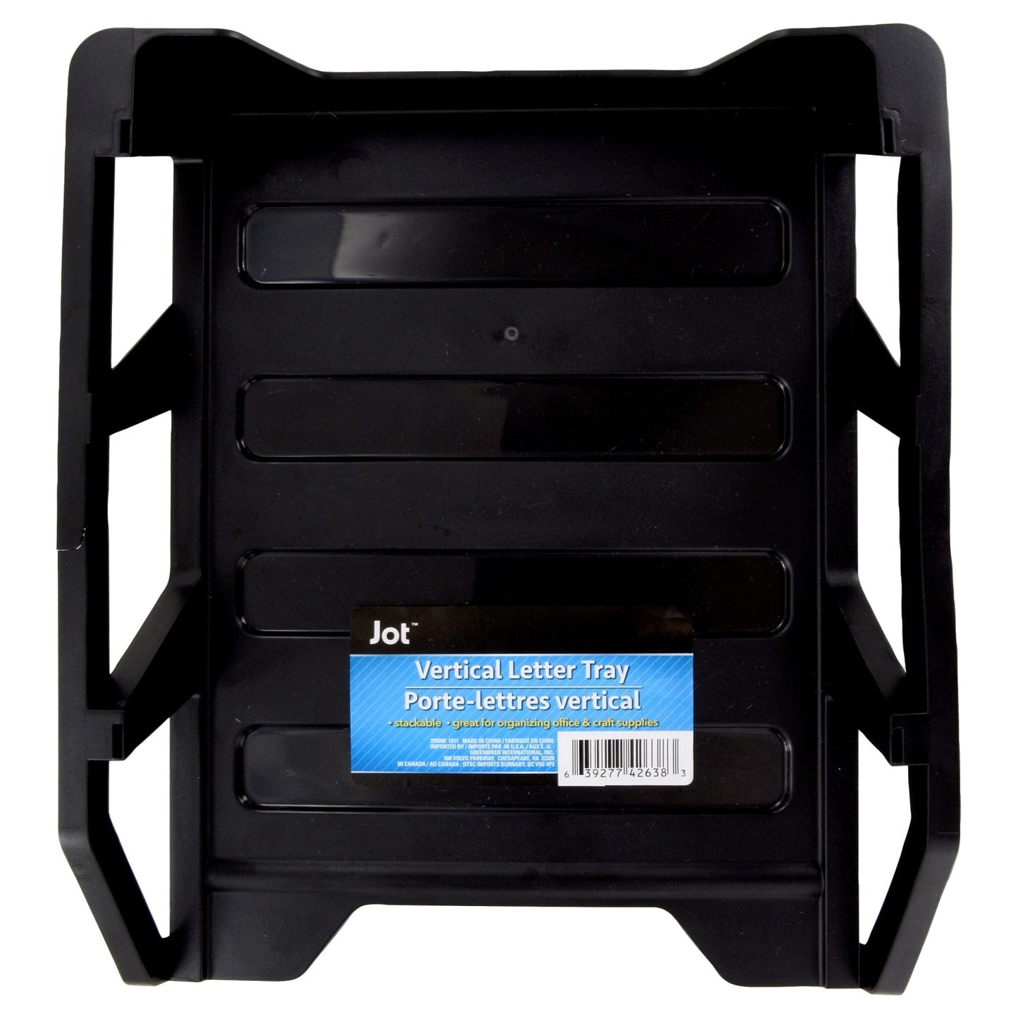 Jot Black Vertical Letter Trays (Pack of 24)