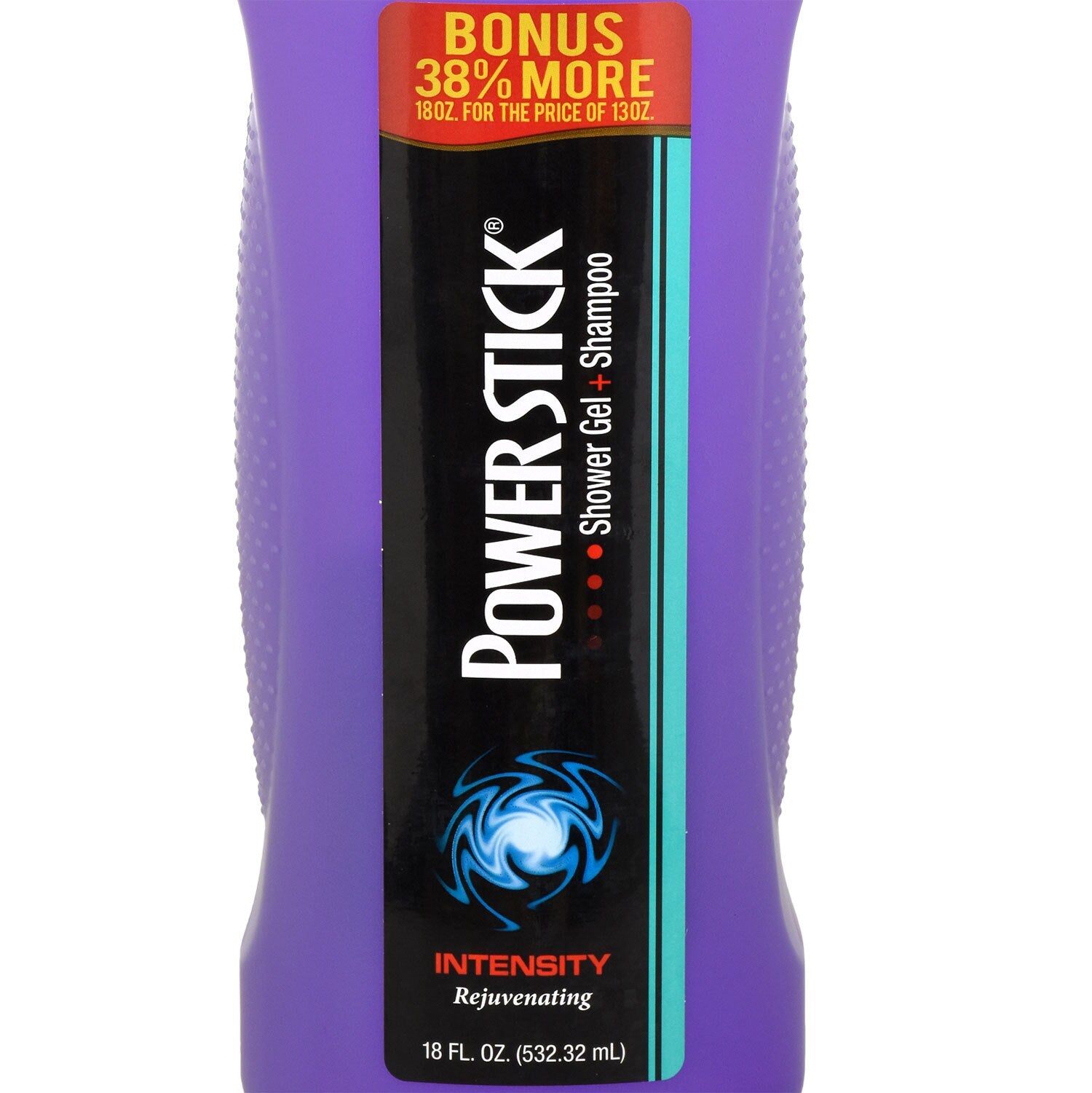 Power Stick Intensity 2-in-1 Shower Gel and Shampoo, 18 oz. (Pack of 24)