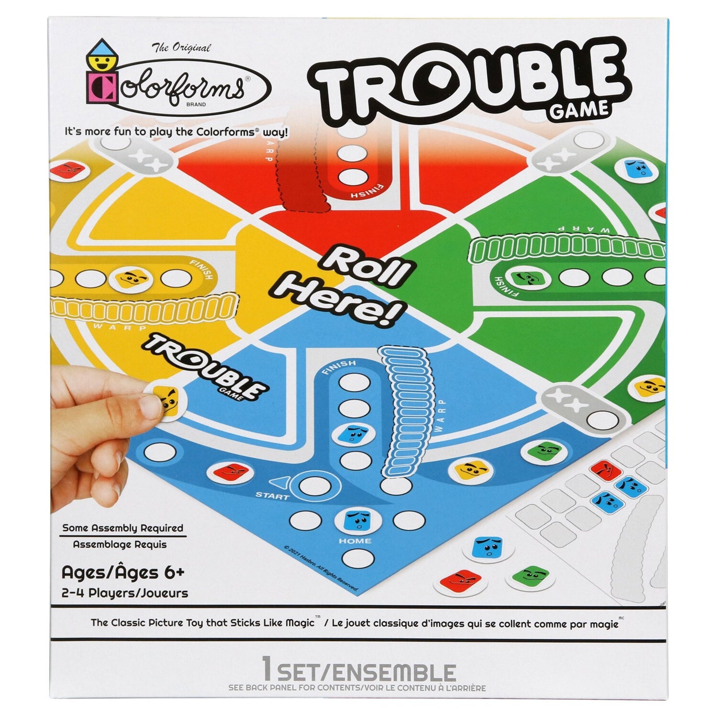 Colorforms Sorry & Trouble Games, 9x10-in. (Pack of 20)