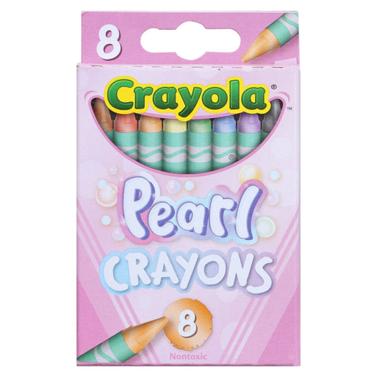 Crayola Pearl Crayons, 8-ct. Packs (Pack of 48)