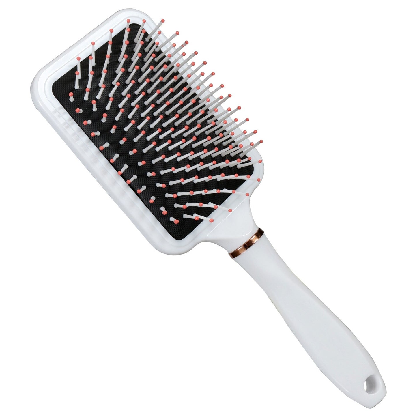 Salon Quality White Paddle Brush, 9.25x3.5 in. (Pack of 24)