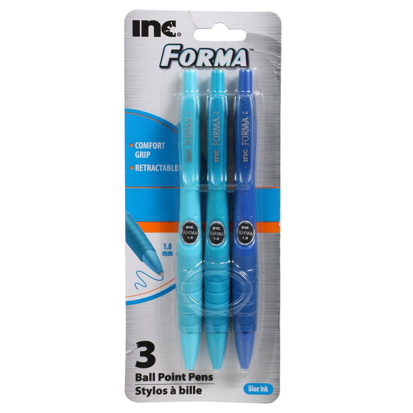 Inc. Forma Retractable Ballpoint Pens, 3-ct. Packs (Pack of 36)
