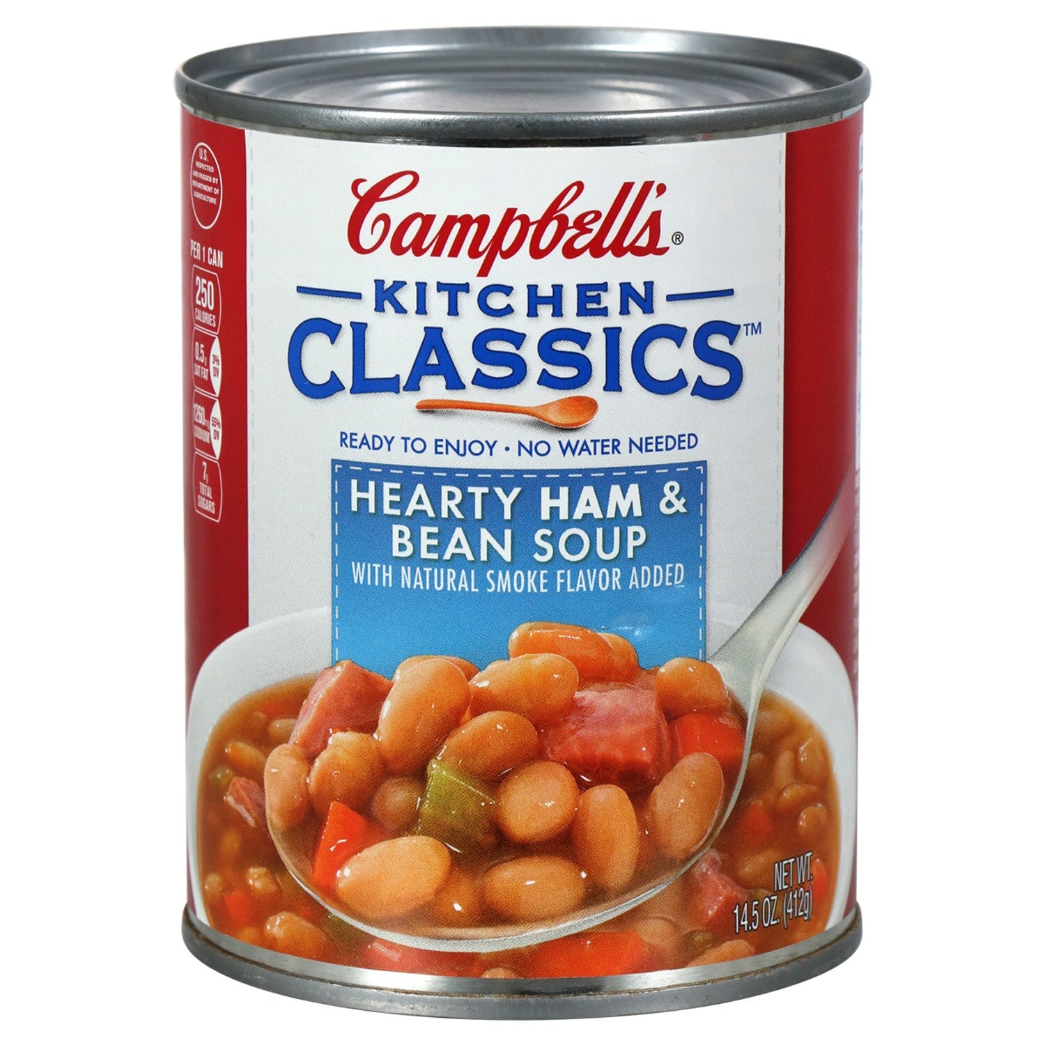 Campbell's Kitchen Classics Hearty Ham & Bean Soup, 15 oz. Cans (Pack of 12)