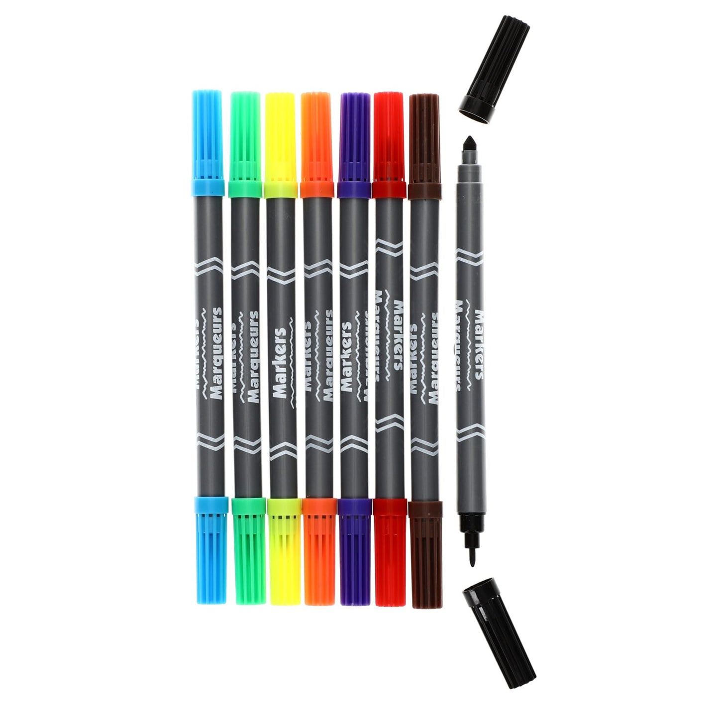 Jot Double-Sided Fineline/Broadline Washable Markers, 8-ct. Packs (Pack of 24)