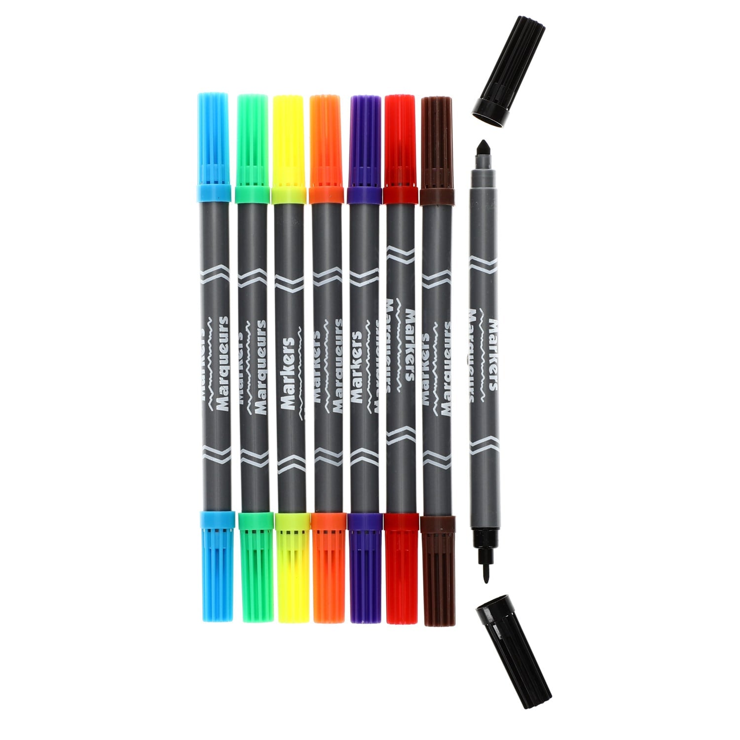 Jot Double-Sided Fineline/Broadline Washable Markers, 8-ct. Packs (Pack of 24)