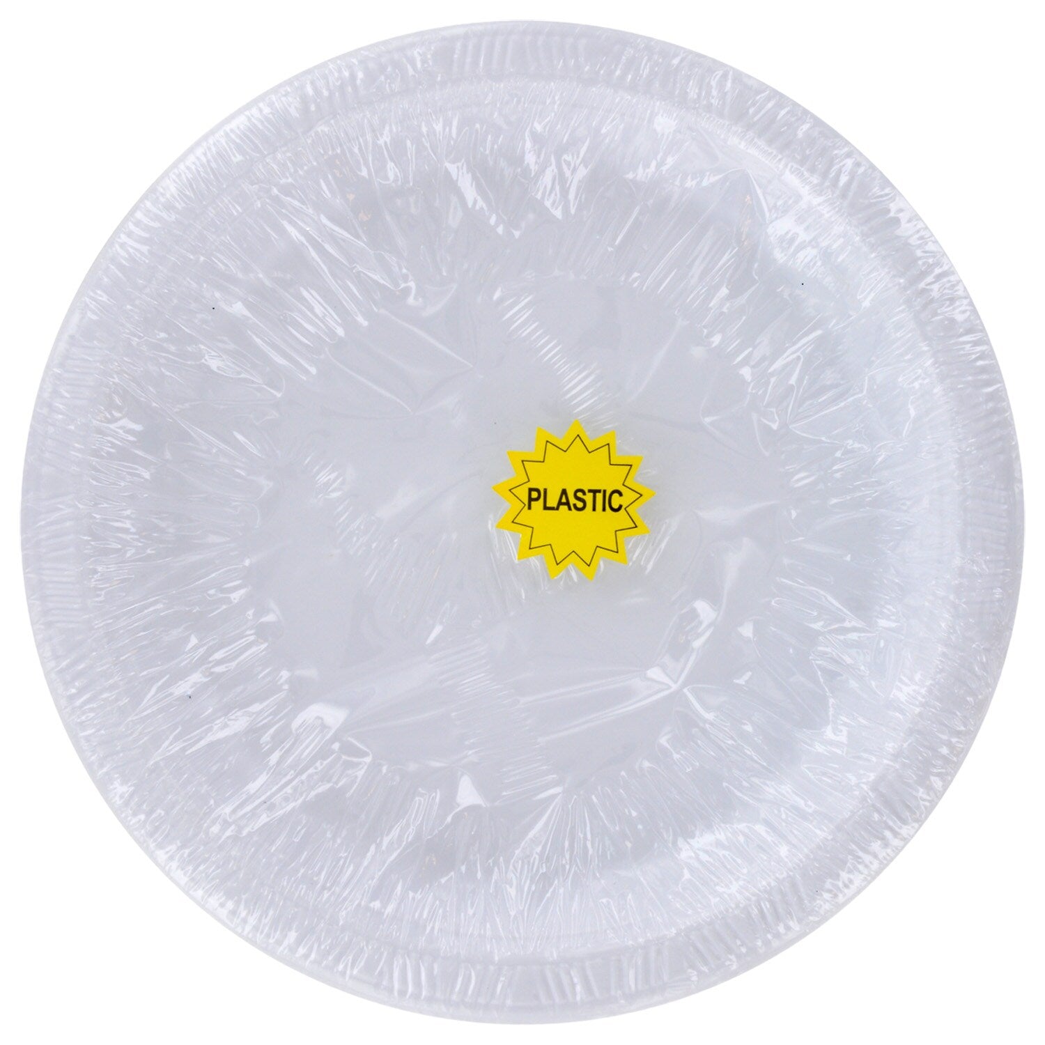 White 9-in. Plastic Dinner Plates, 8-ct. Packs (Pack of 24)