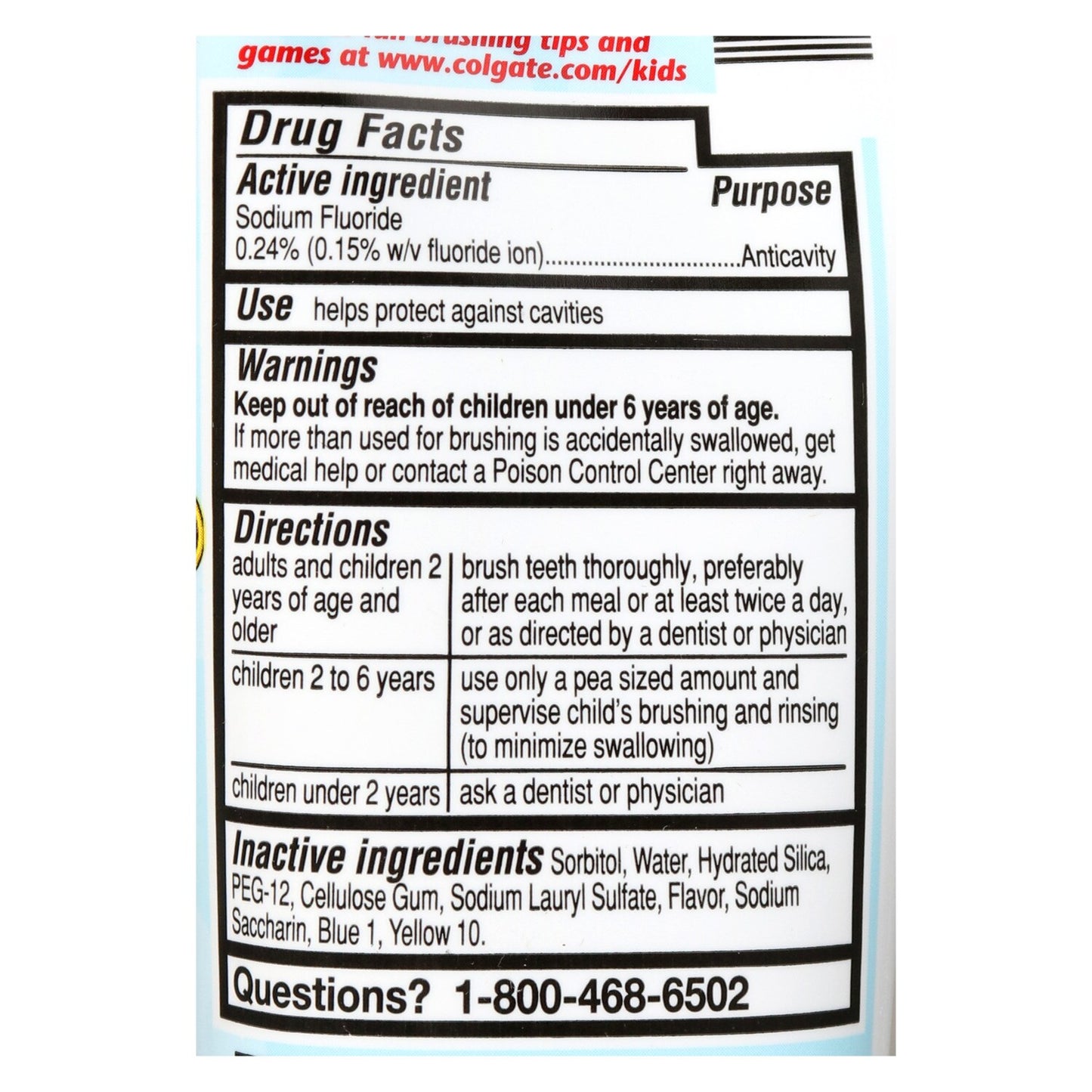 Colgate Kids Fluoride Unicorn Toothpaste, 3.5 oz. (Pack of 12)