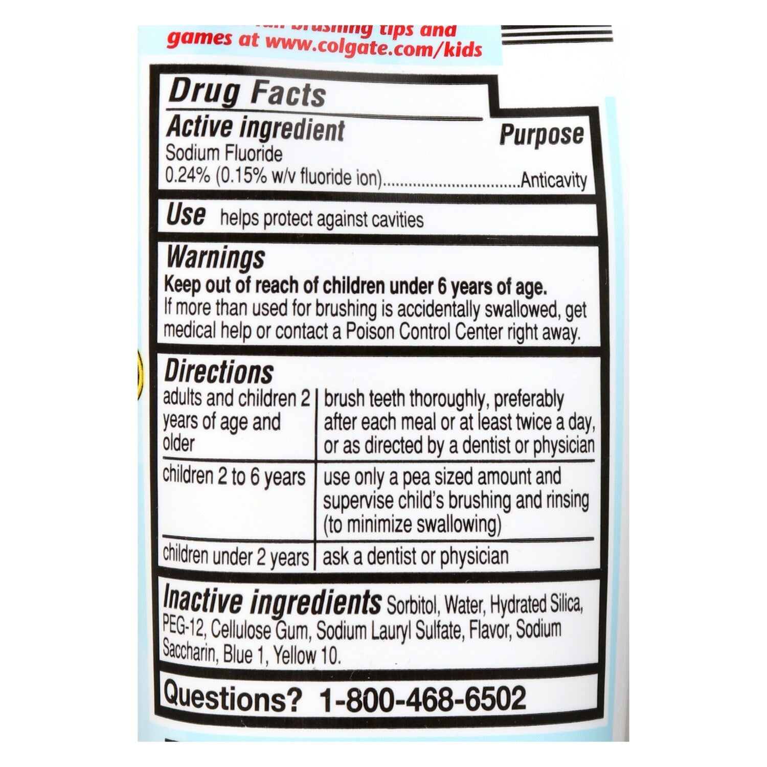 Colgate Kids Fluoride Unicorn Toothpaste, 3.5 oz. (Pack of 12)