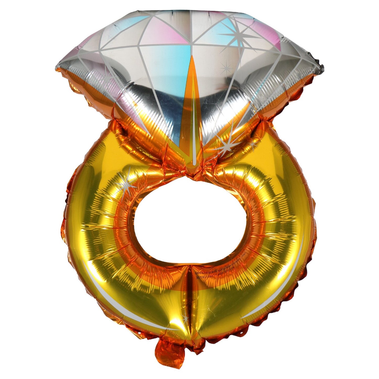 Giant Diamond Ring Foil Balloons, 22 in. (Pack of 36)