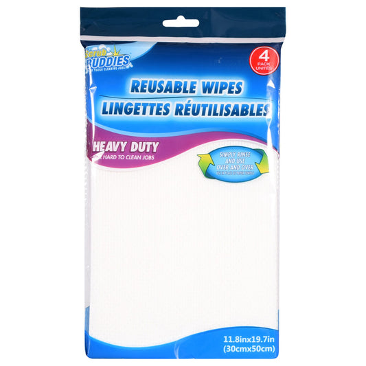 Scrub Buddies Heavy Duty Reusable Wipes, 4-ct. Packs (Pack of )